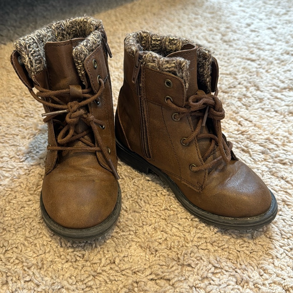 Wonder Nation Brown Boots SZ 10